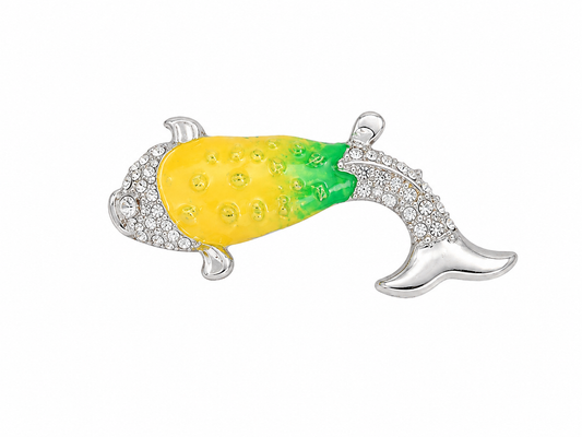 Ocean Breeze Fish Brooch