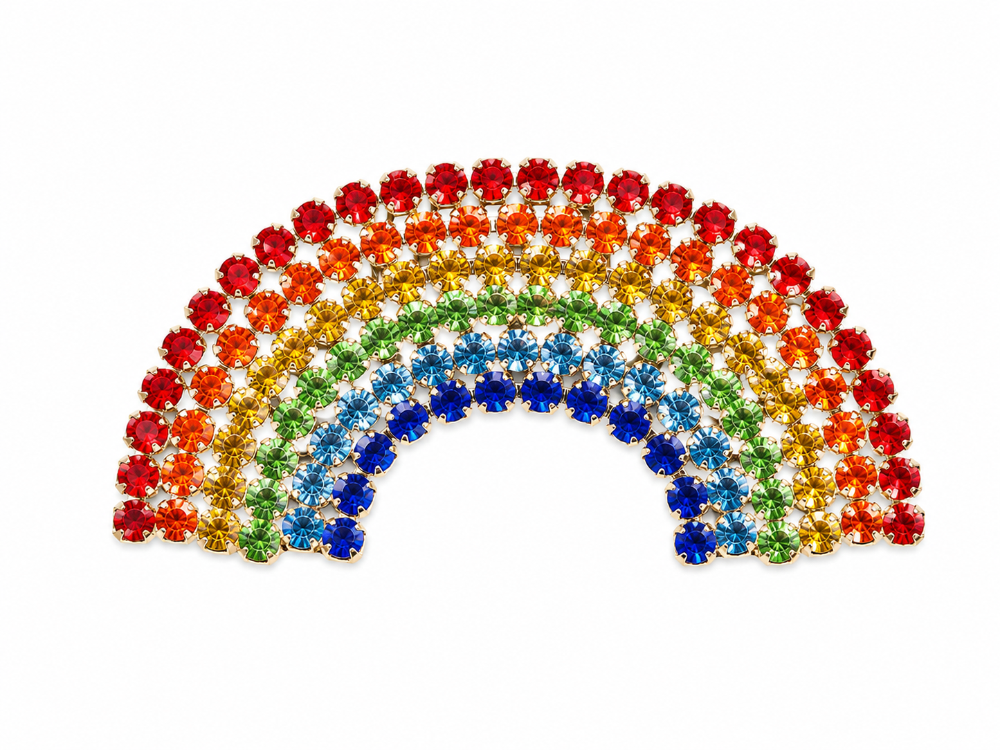 Rainbow Radiance Statement Brooch
