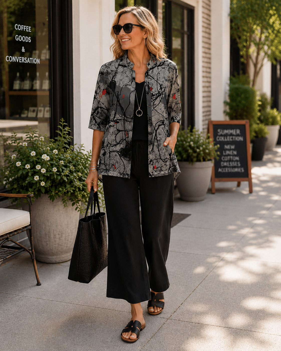 Shadow Garden Button Jacket