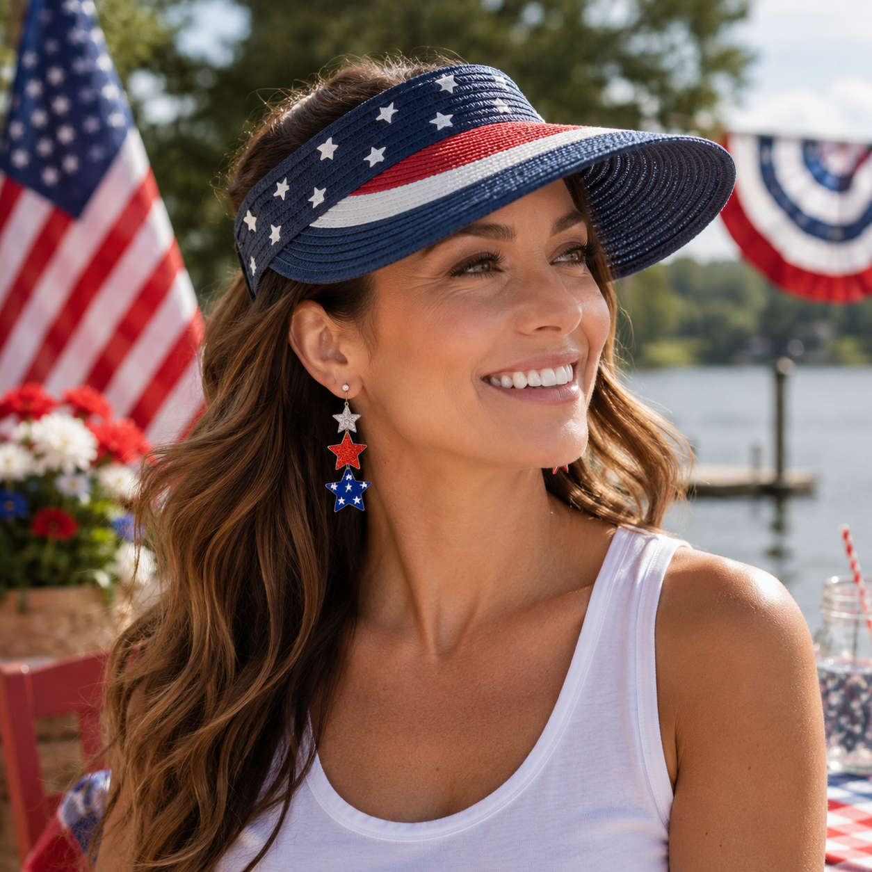 Star Spangled Visor