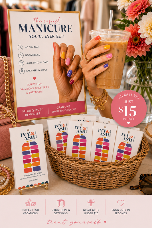 Sun Soaked | Bold & Bright Summer Solid Color Nail Wrap Set