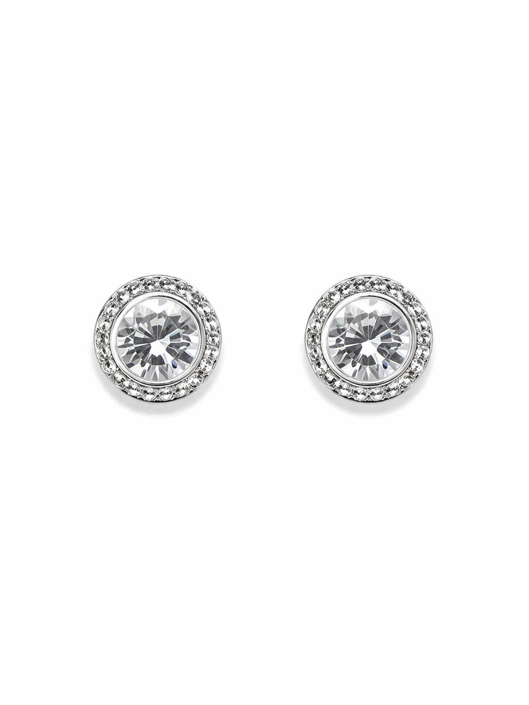 Crystal April Birthstone Earrings