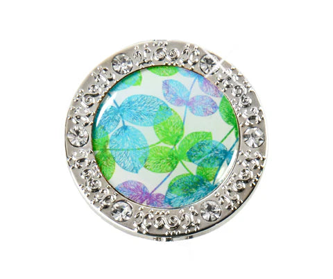 Cool Leaves Bling Key Ring