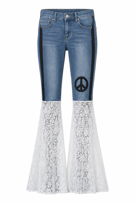 Twiggy Bell Jean w/ Peace