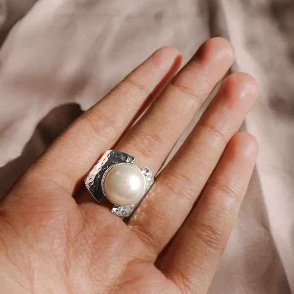 Freshwater Pearl Tapered Ring