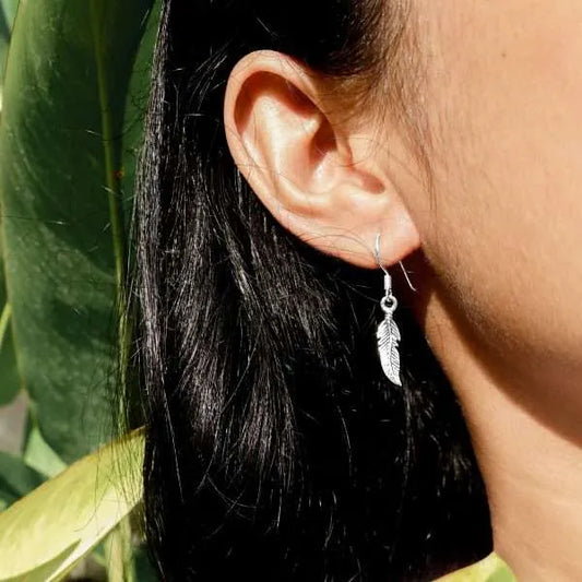 Small Feather Earrings