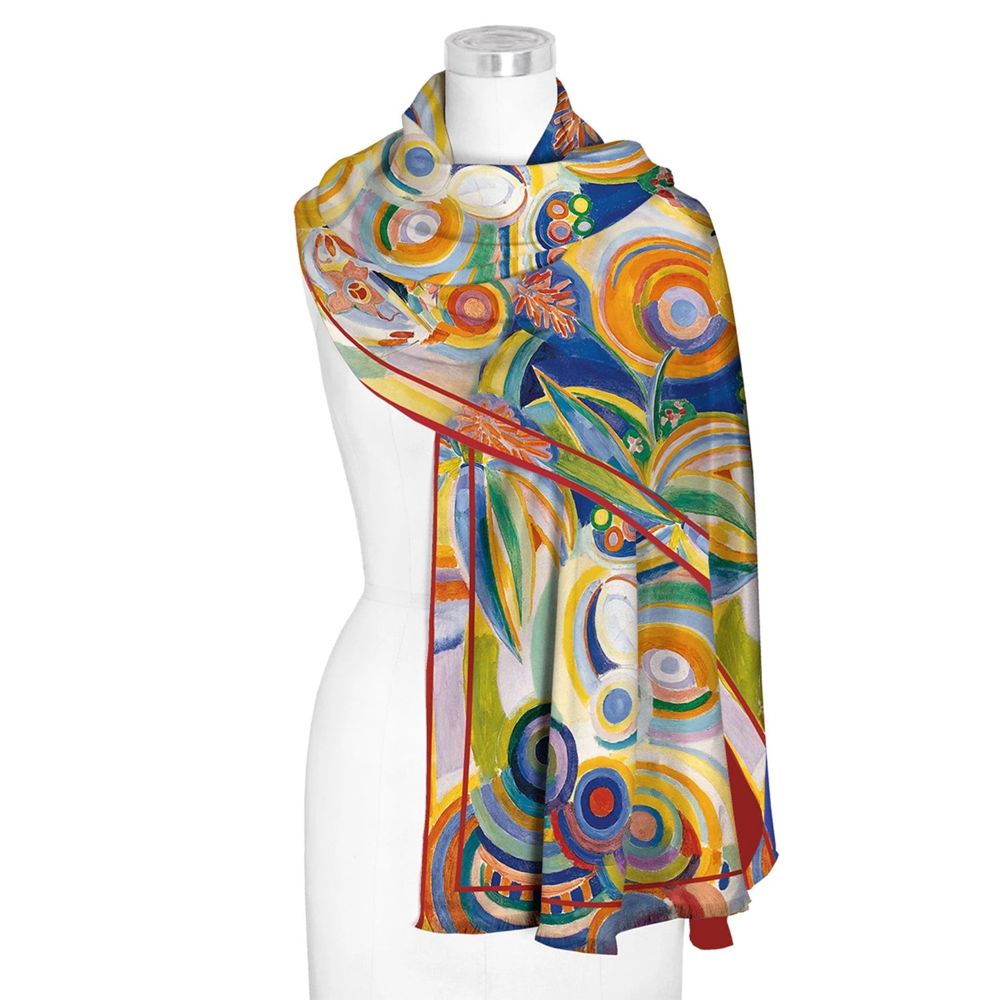 Delaunay Portuguese Silk Blend Shawl