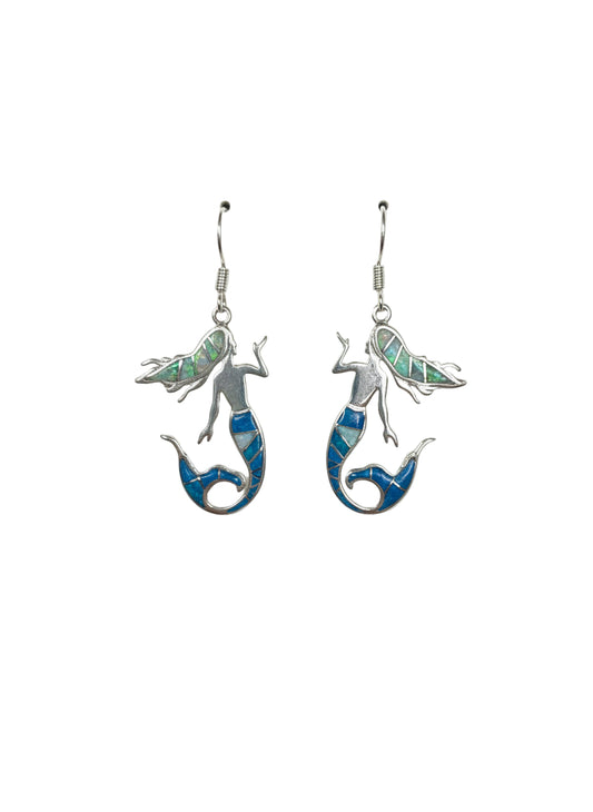 Mermaid Inlay Earrings