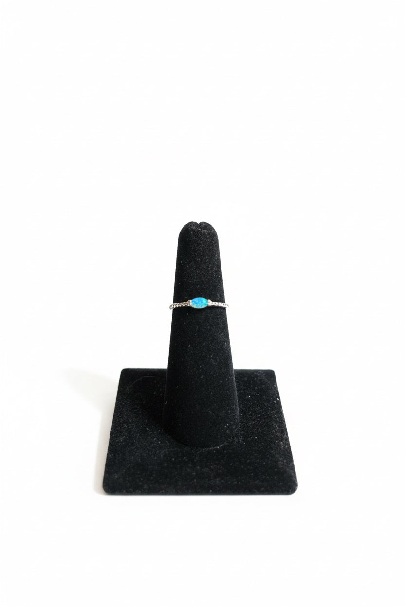 Blue Opal Ring