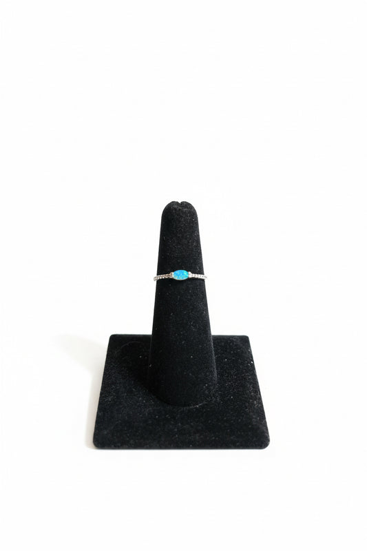 Blue Opal Ring