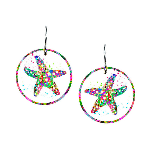 Confetti Starfish Earrings