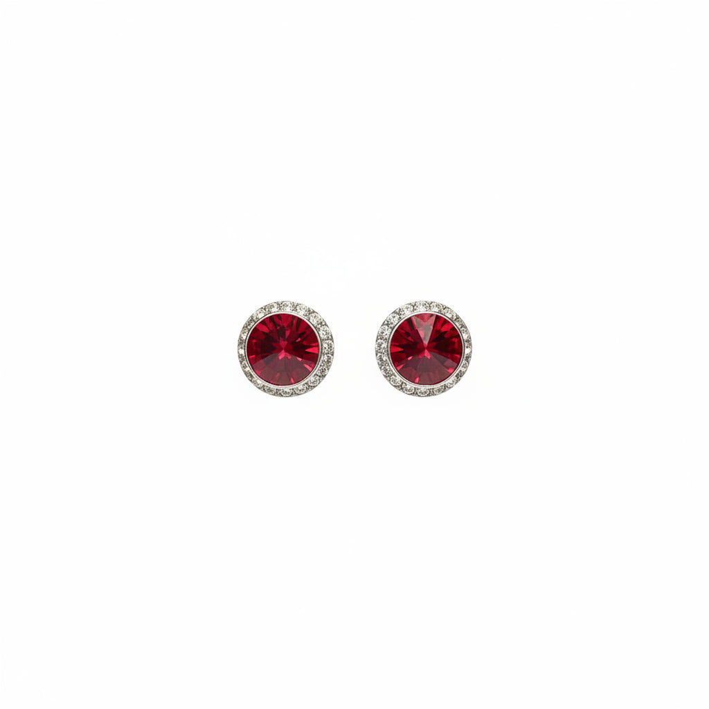 Birthstone Earrings- Ruby July