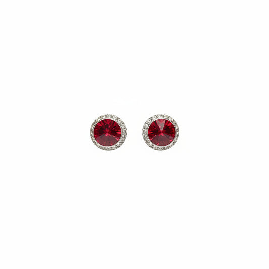 Birthstone Earrings- Ruby July