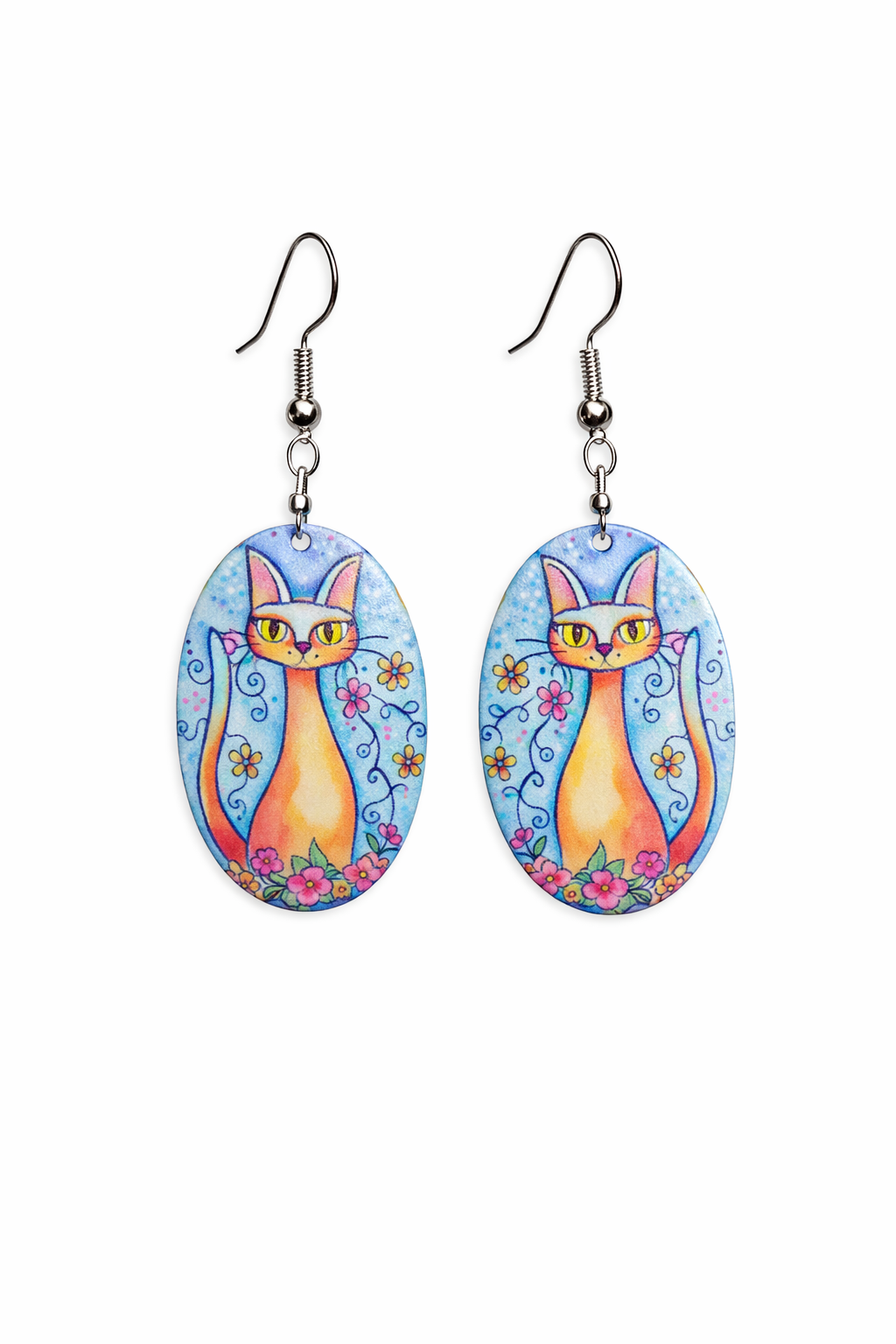 Garden Kitty Bloom Earrings