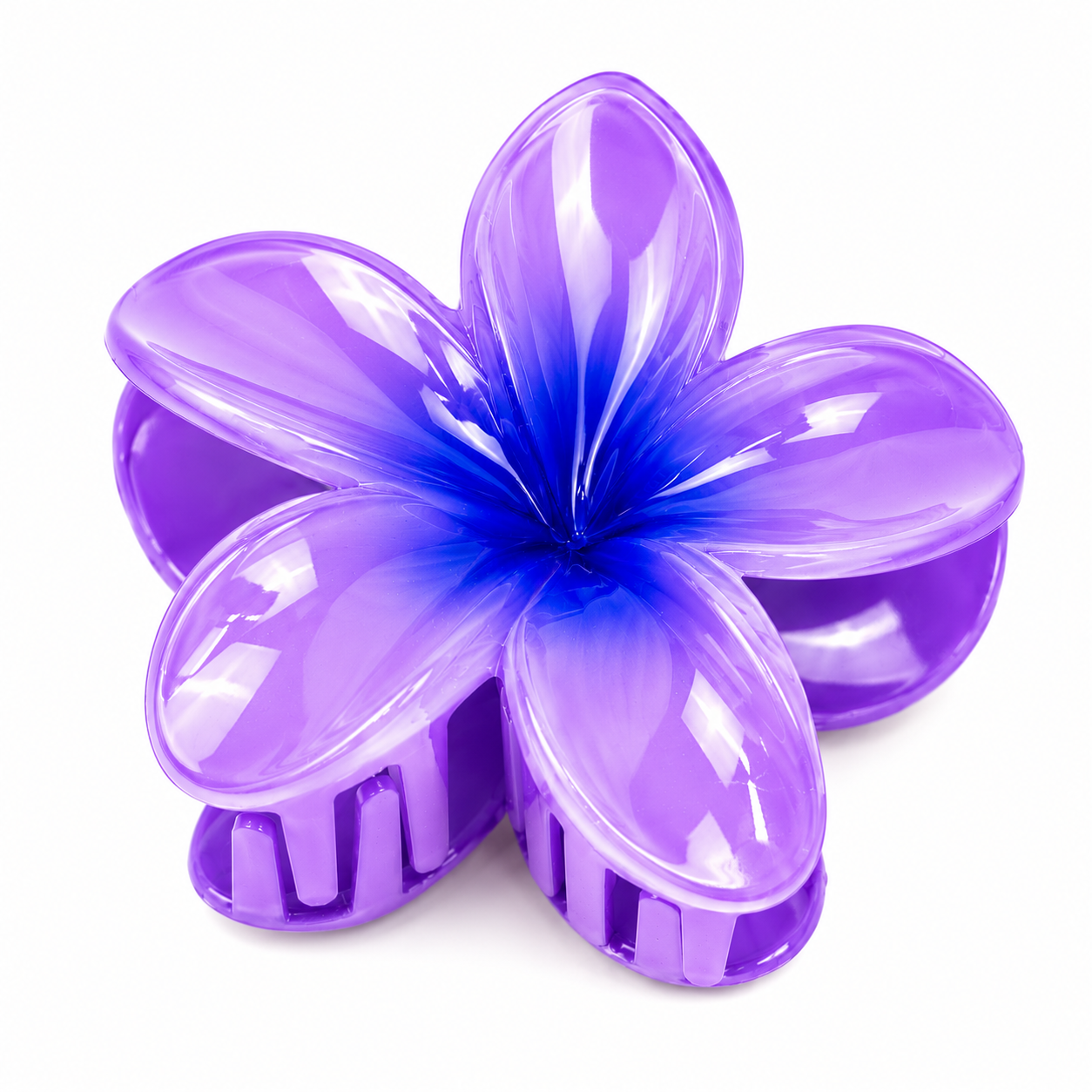 Colorful Hawaiian Flower Hair Claw