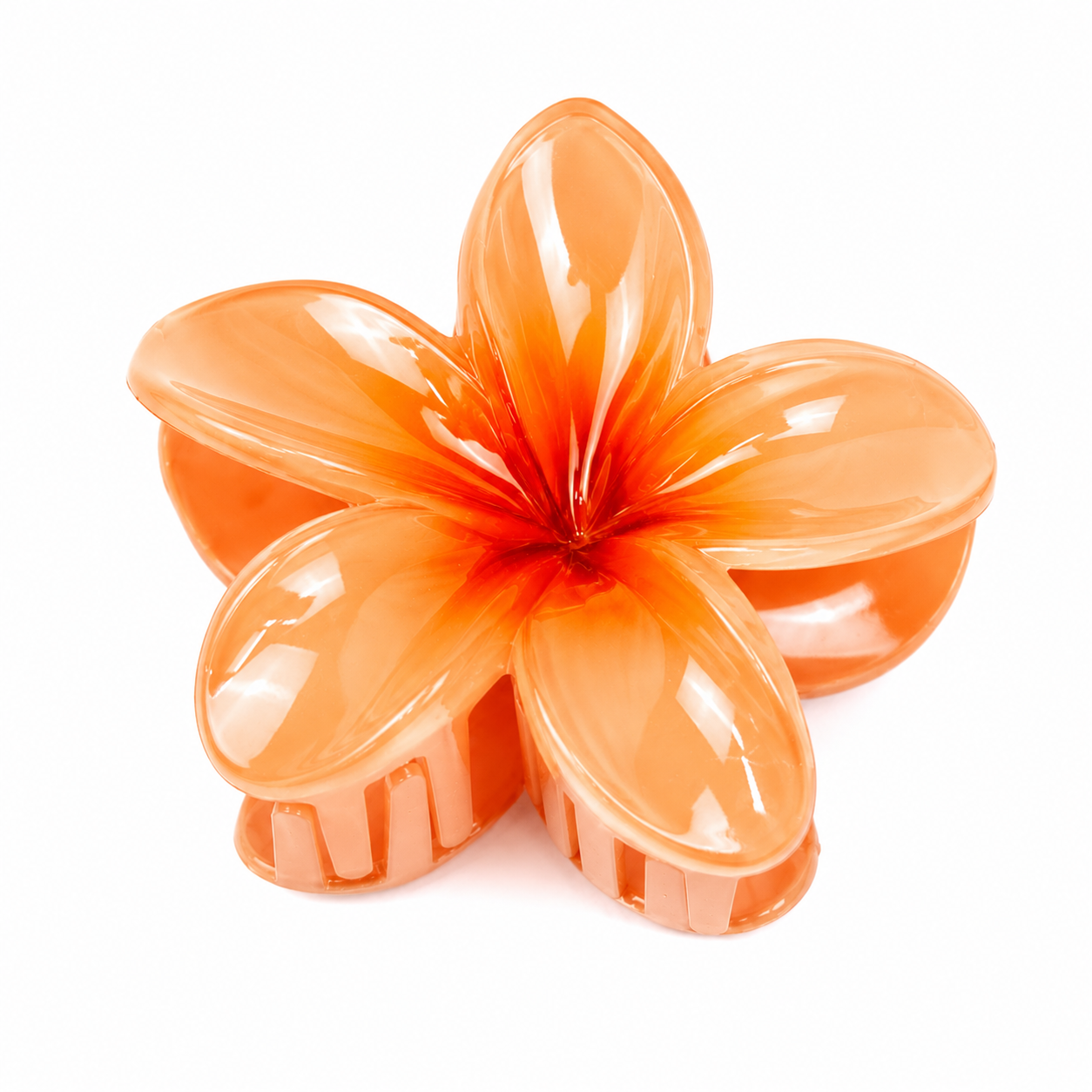 Colorful Hawaiian Flower Hair Claw