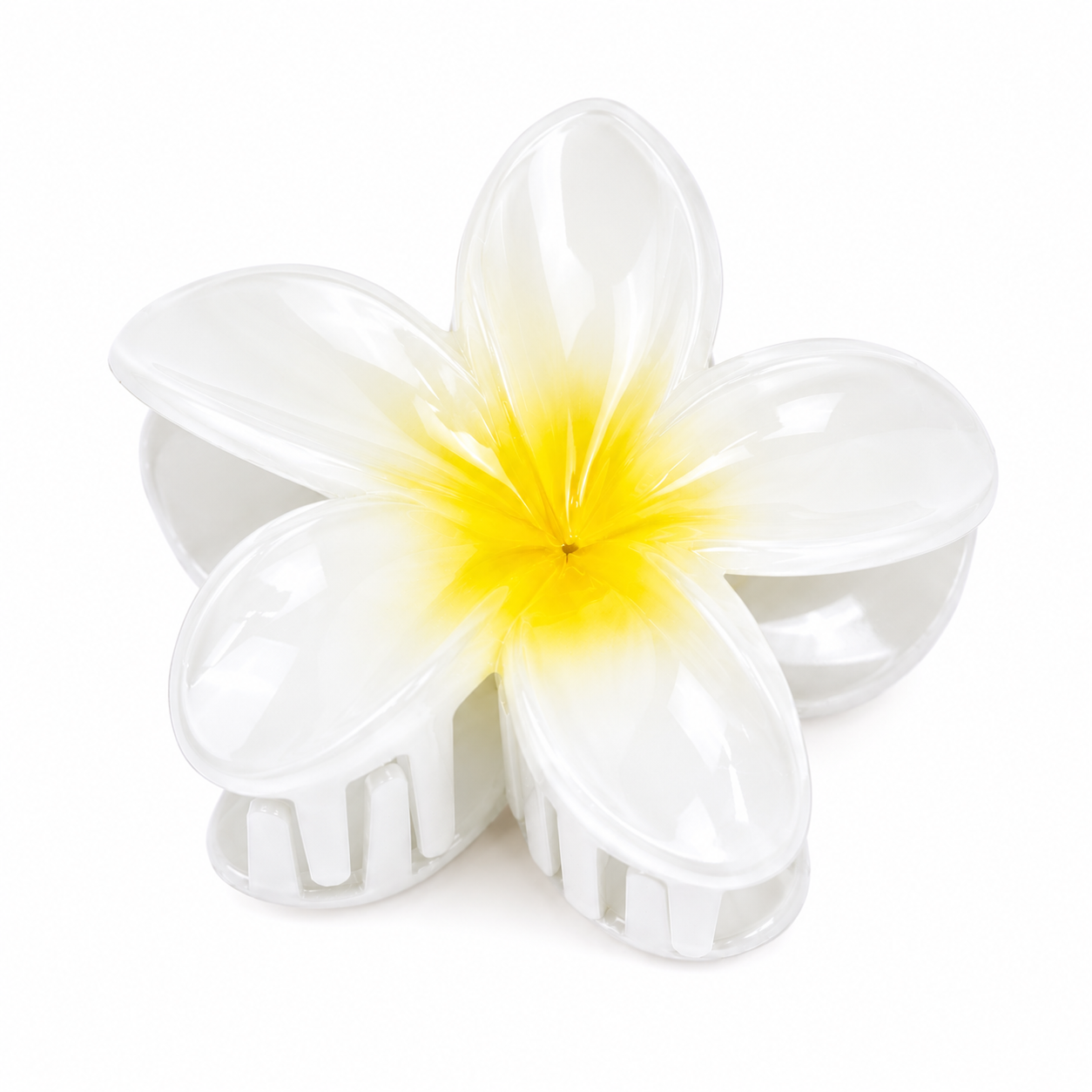 Colorful Hawaiian Flower Hair Claw