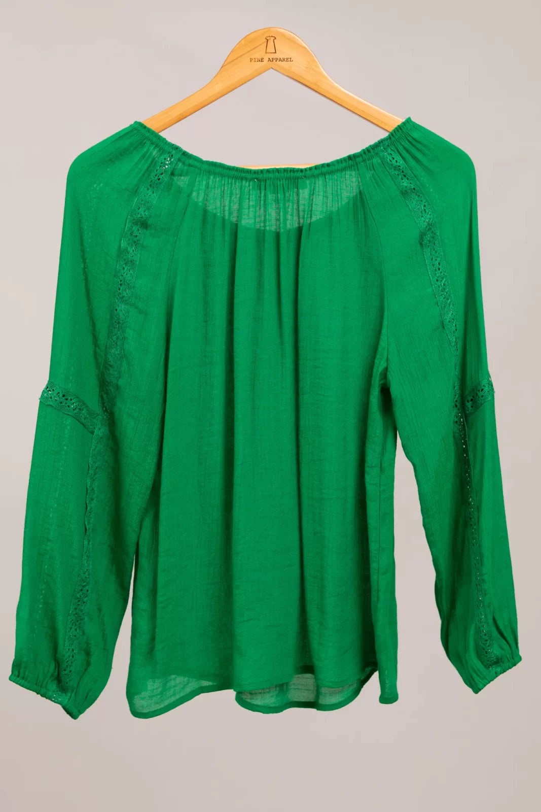 Slub Knit Crinkle Blouse