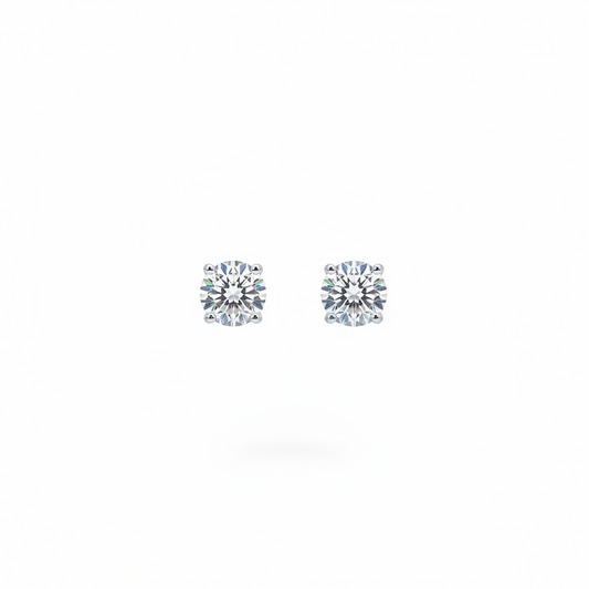 7mm Classic Radiance CZ Stud Earrings