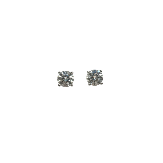 6mm Classic Radiance CZ Stud Earrings
