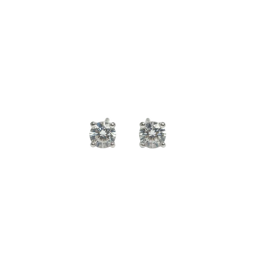 5mm Classic Radiance CZ Stud Earrings