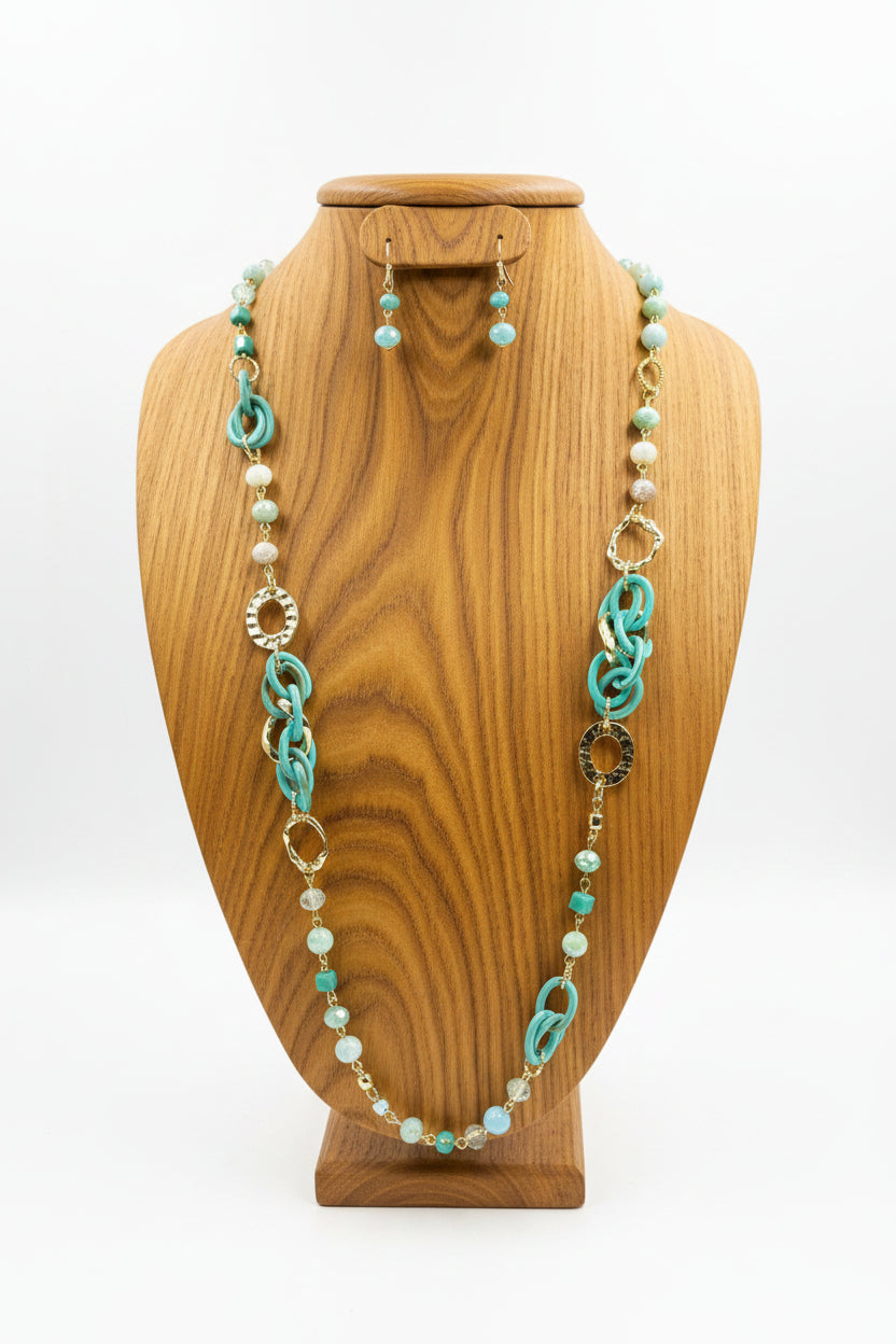 Sea Glass Serenity Necklace Set