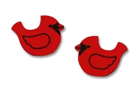 Red Cardinal Post Earrings