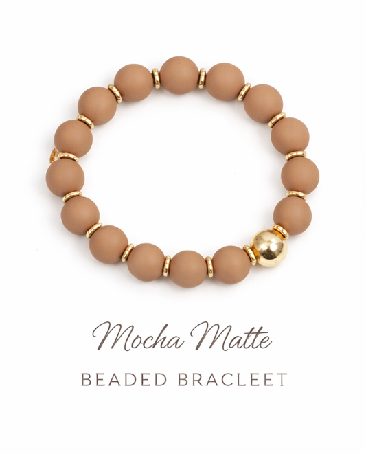Matte Color Beaded Bracelet