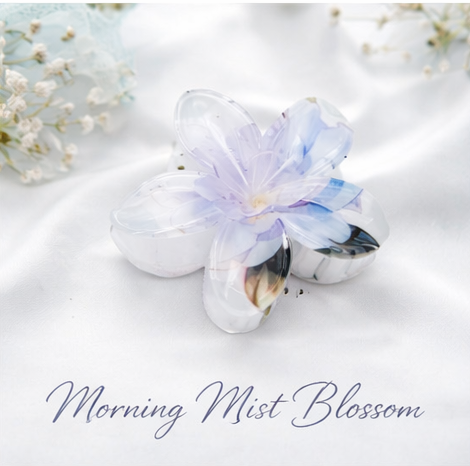 Floral Prints of Hawaiian Plumeria Hair Claw Clip
