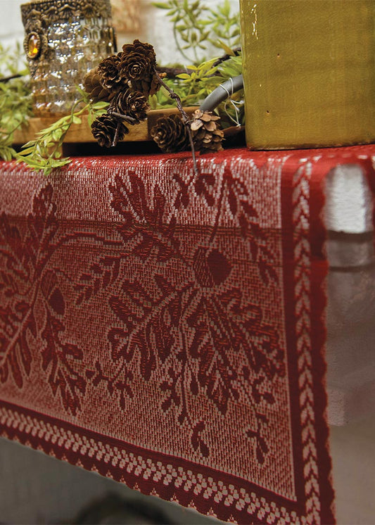 Oak Leaf Mantle Scarf