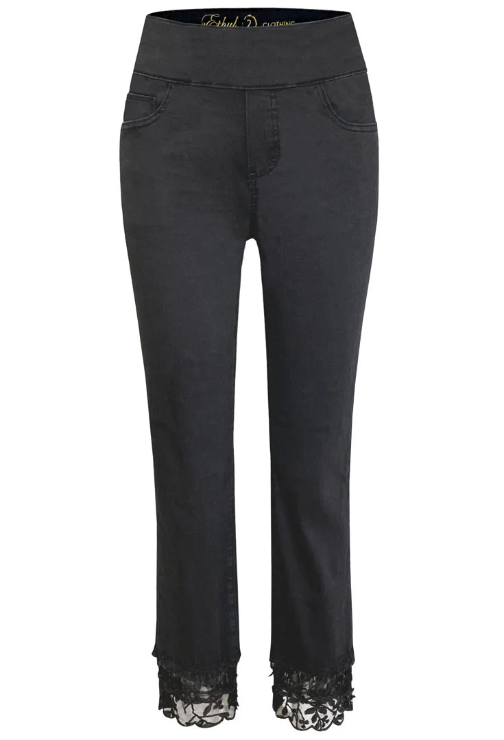 Shimmer Hem Slacks- Belief