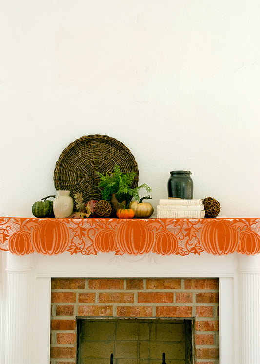 Pumpkin Vine Mantle Scarf