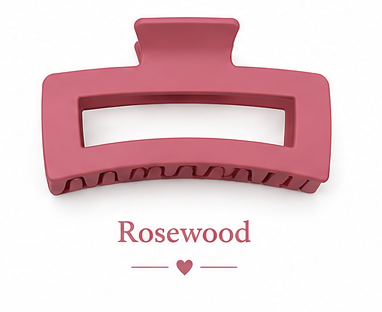 Matte Jumbo Cut Out Rectangle Hair Claw