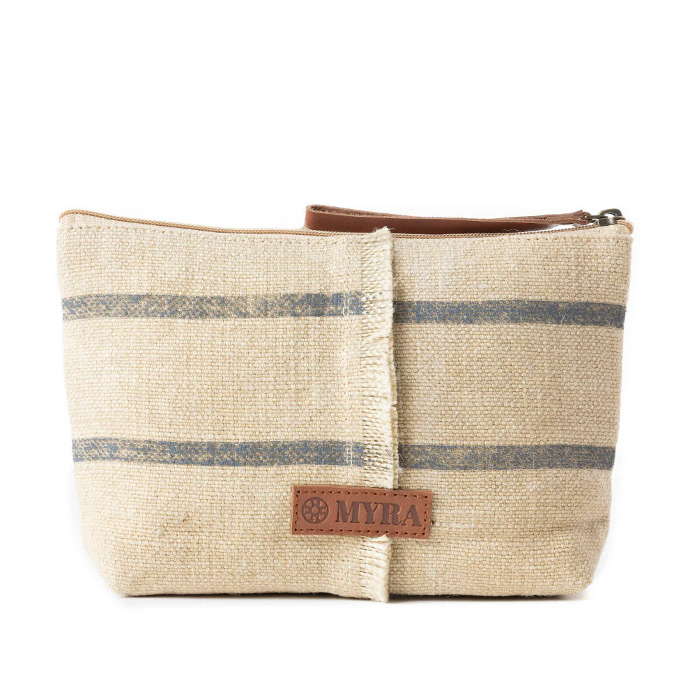 Sierra Loom Pouch in Vintage Beige