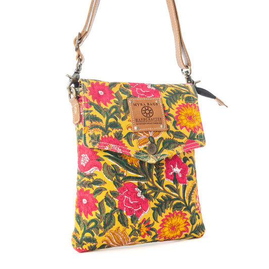 Rosé Carnival Crossbody Bag in Peony Gold