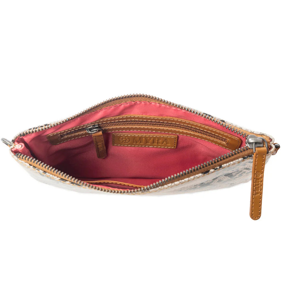 Eden Mirage Leather Bag in Ivory Snake Print