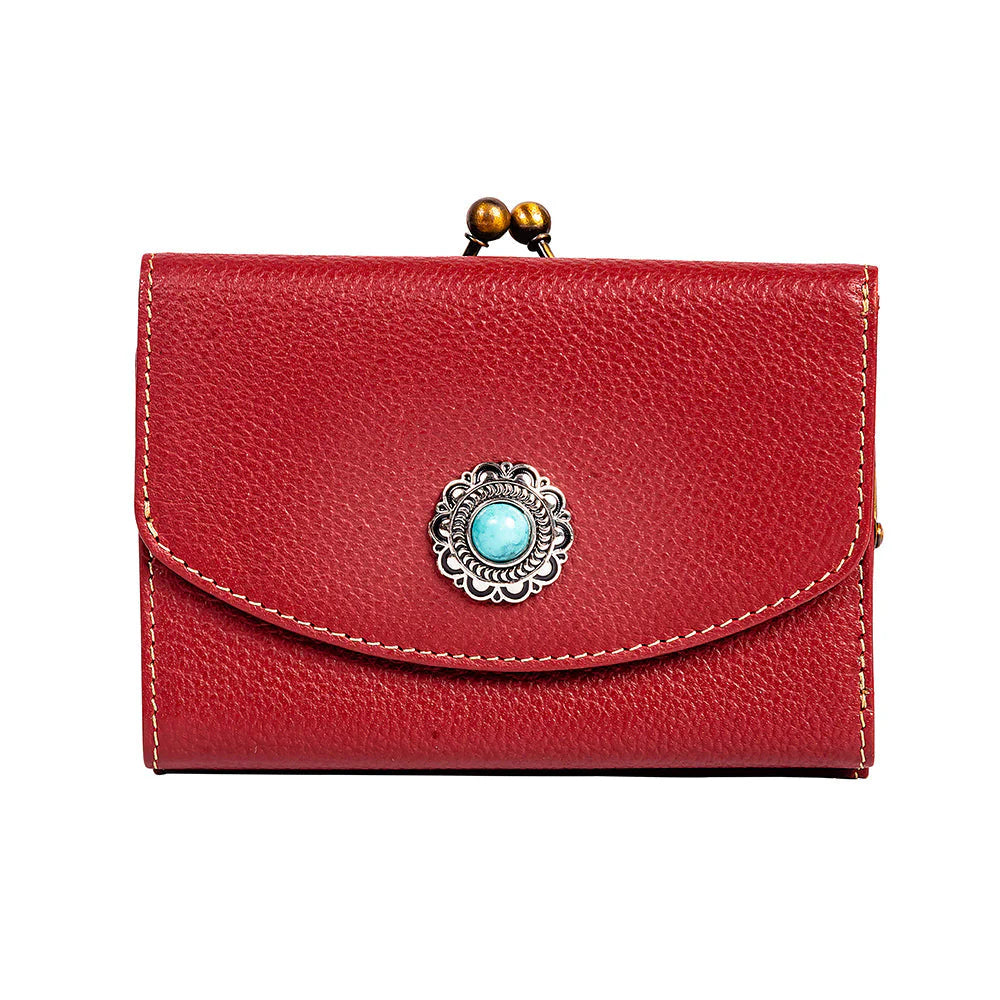 Gypsum Trail Coin Purse in Red