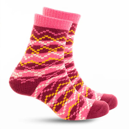 Winter Berry Patterned Socks