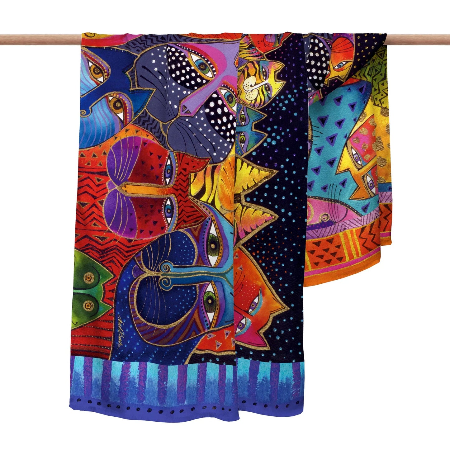 Laurel Burch Silk Blend Shawl