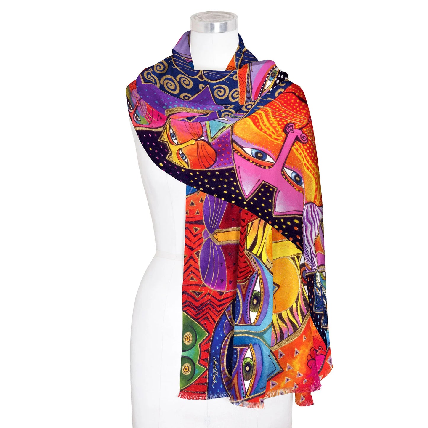 Laurel Burch Silk Blend Shawl