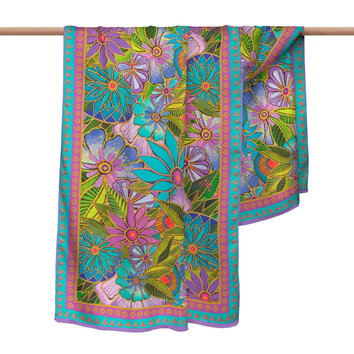 Laurel Burch Silk Blend Shawl