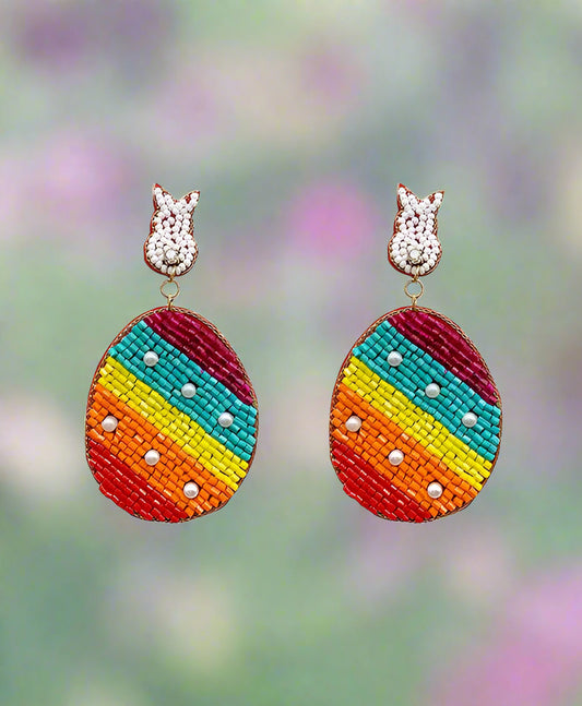 Easter Beaded Earring