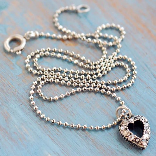 Tiny Heart Charm Necklace