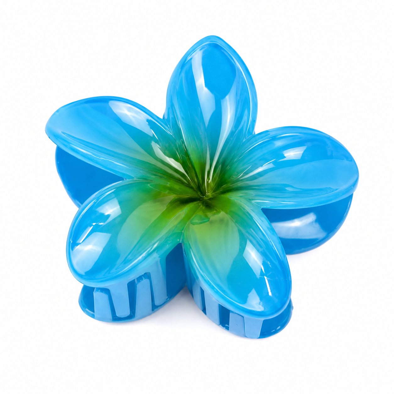 Colorful Hawaiian Flower Hair Claw