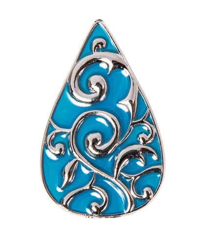 Turqouise Teardrop Key Ring