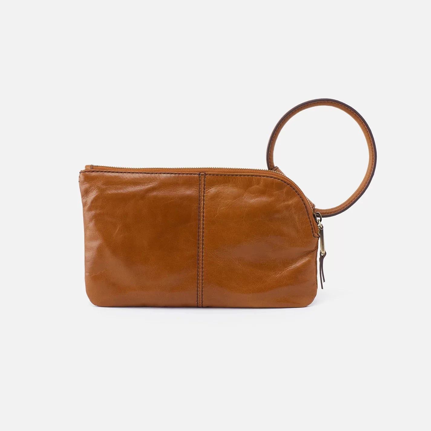 Sable Wristlet in Polished Leather
