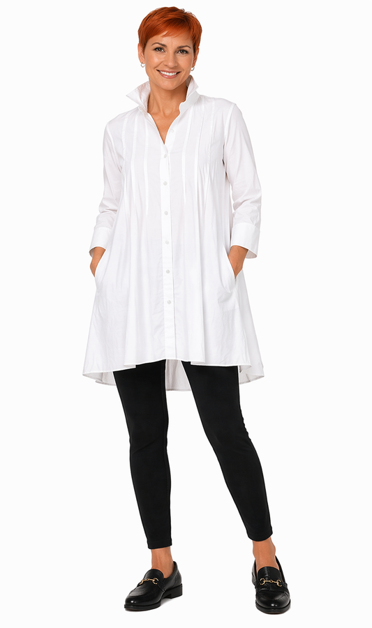 Latte Shirt in White