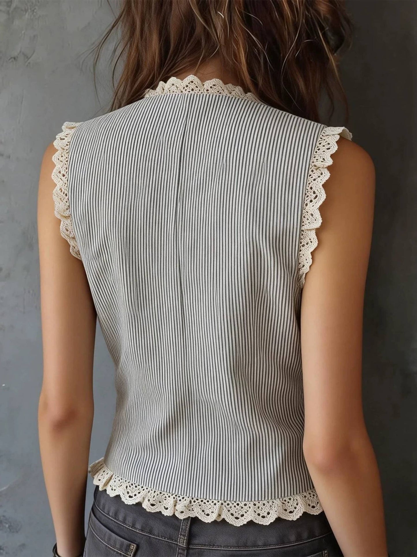 Striped Casual Fashion Vest