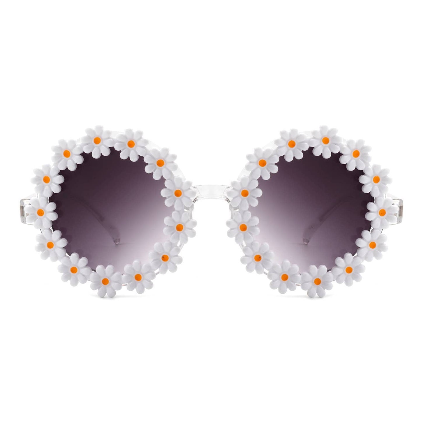 Round Daisy Flower Shape Circle Party Women Sunglasses