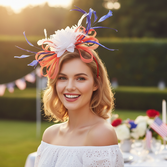 Star-Spangled Bloom Fascinator